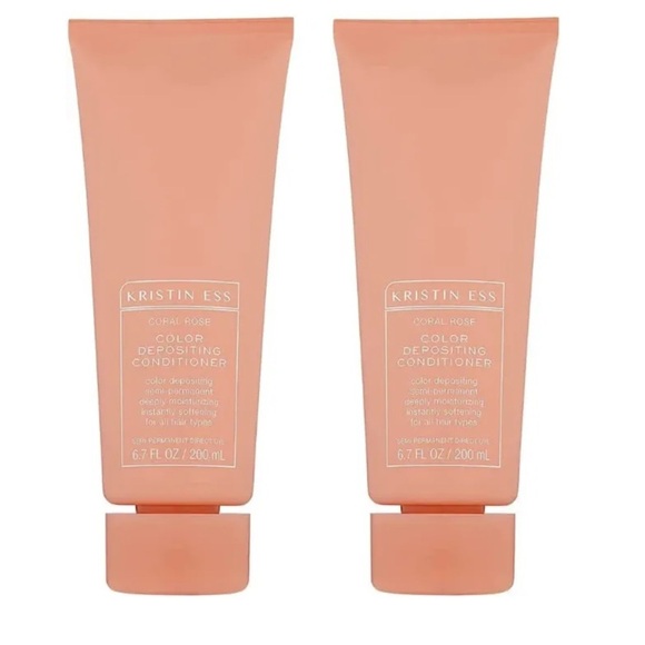 Kristin Ess Hair Color Depositing Conditioner - Coral Rose - 6.7 oz. (Pack of 2) - Picture 1 of 2